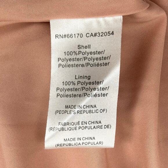 Anthropologie Hutch Women's Kinsey Burnout Midi Slip Dress Size 12 Blush - Picture 12 of 16